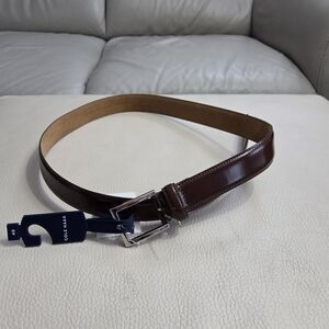 NWT - Cole Haan Men's 32mm Leather Belt - Belt Size 40/100 For Waist 38